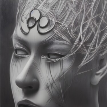 Arts numériques intitulée "Ego" par Lorraine Lyn, Œuvre d'art originale, Image générée par l'IA