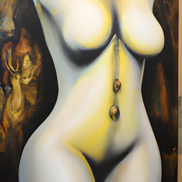Digital Arts με τίτλο "Nude" από Lorraine Lyn, Αυθεντικά έργα τέχνης, Εικόνα που δημιουργήθηκε με AI