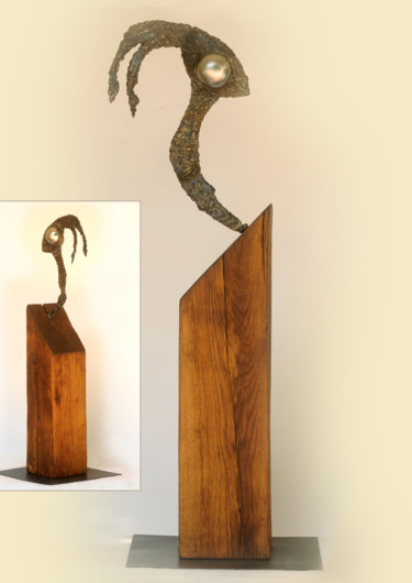 Sculpture titled ""El Cordobes"" by Robert Marcel Becker, Original Artwork, Metals