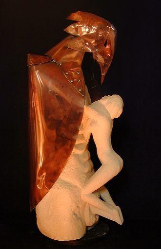 Sculptuur getiteld "HORUS" door Lorus, Origineel Kunstwerk, Steen