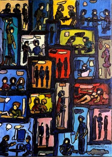 Painting titled "WINDOWS 4F.03 (ARTP…" by Louis Runemberg, Original Artwork