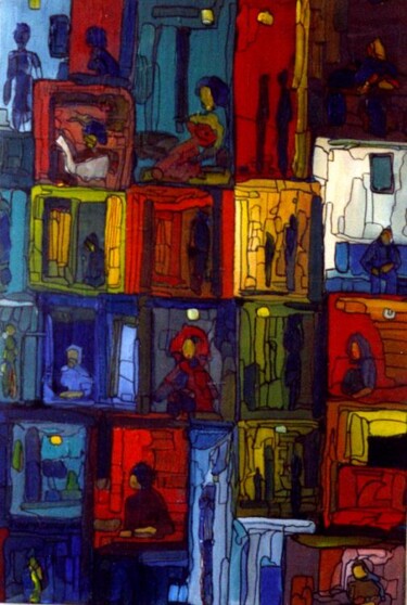 Peinture intitulée "WINDOWS 10 (ARTPRIC…" par Louis Runemberg, Œuvre d'art originale