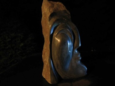Sculpture intitulée "Le sage" par Louis Crépeau, Œuvre d'art originale