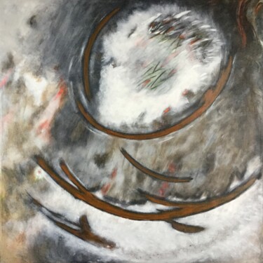 Картина под названием "Marioupol" - Louise Mauger, Подлинное произведение искусства, Акрил Установлен на Деревянная рама для…