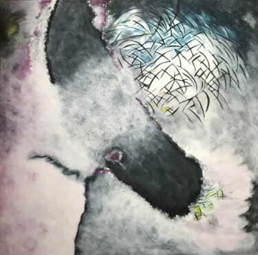 Pintura titulada "L’ombre d’un doute" por Louise Mauger, Obra de arte original, Acrílico Montado en Bastidor de camilla de m…