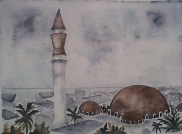 Peinture intitulée "Mosquée de St Pierr…" par Louise, Œuvre d'art originale