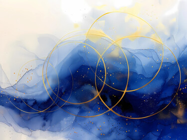 Arts numériques intitulée "Swirling shades of…" par Lu Sho, Œuvre d'art originale, Image générée par l'IA
