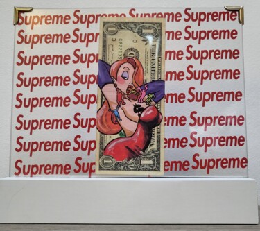 Peinture intitulée "Supreme Jessica Rab…" par Luana Muntoni (MunLu), Œuvre d'art originale, Marqueur