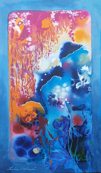 「Summer scents」というタイトルの絵画 Luba Hollandによって, オリジナルのアートワーク, インク