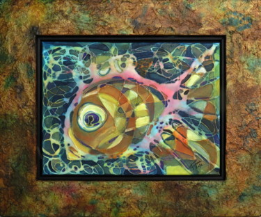 Painting titled "Coral Reef" by Ľubomír Korenko, Original Artwork, Acrylic