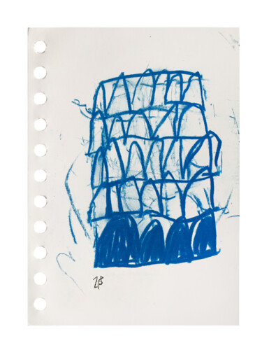 Dessin intitulée "SKETCHBOOK no3" par Luc Pierre, Œuvre d'art originale, Pastel