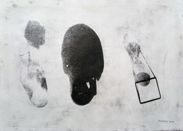 Prenten & gravures getiteld "Atomic Vanitas, Sti…" door Luca Federici, Origineel Kunstwerk, Olie