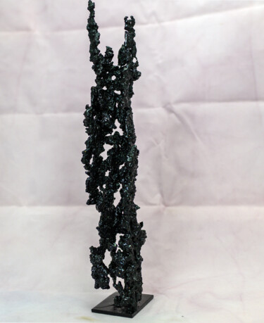 Sculptuur getiteld "Chaos 1" door Lucart, Origineel Kunstwerk, Roestvrij Staal