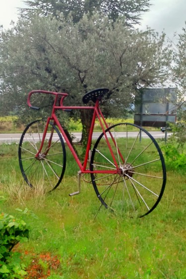 Fotografia zatytułowany „Vélo homme rétro.” autorstwa Lucie Lucy, Oryginalna praca