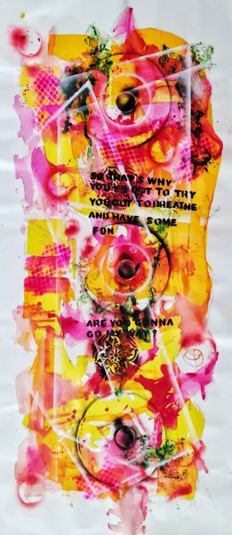 Peinture intitulée "Are you gonna go my…" par Lucia Borsani, Œuvre d'art originale, Acrylique