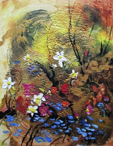 Ζωγραφική με τίτλο "next-spring.jpg" από Ludo Sevcik, Αυθεντικά έργα τέχνης, Ακρυλικό