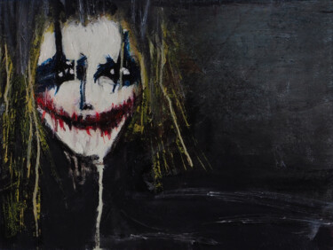 Painting titled "The Joker #3" by Ludwig Zeininger, Original Artwork, Acrylic