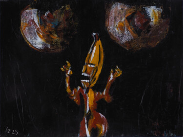 Schilderij getiteld "The (Dance of the)…" door Ludwig Zeininger, Origineel Kunstwerk, Acryl