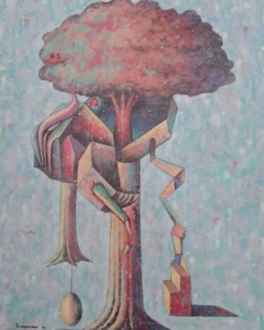 "l'albero della vita" başlıklı Tablo Luigi Ciccarone tarafından, Orijinal sanat, Akrilik Ahşap Sedye çerçevesi üzerine monte…