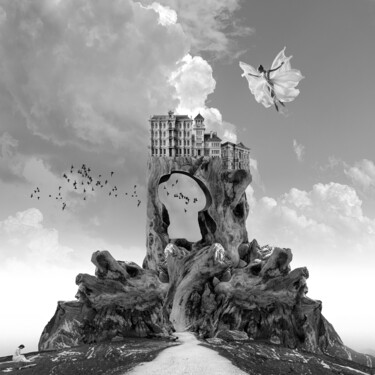 Digitale Kunst mit dem Titel "Utopia /1" von Luigi M. Verde, Original-Kunstwerk, Manipulierte Fotografie