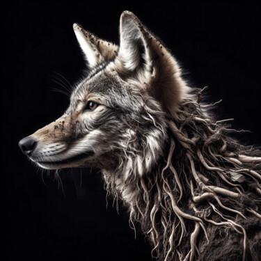 数字艺术 标题为“The Wolf” 由Luigi M. Verde, 原创艺术品, AI生成的图像