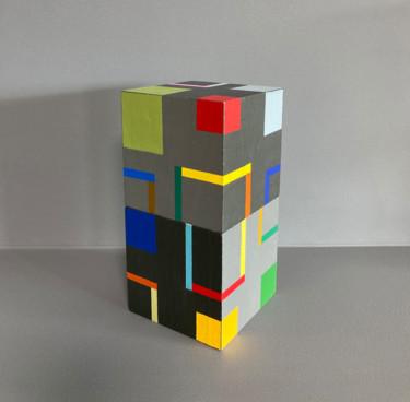 雕塑 标题为“Cubes cd” 由Luis Medina, 原创艺术品, 木