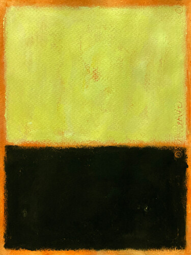 Painting titled "Light yellow and bl…" by Luis Medina, Original Artwork, Acrylic