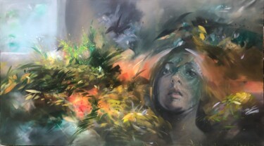 Pintura titulada "Eres hojas dentro d…" por Luis Vargas B., Obra de arte original, Acrílico