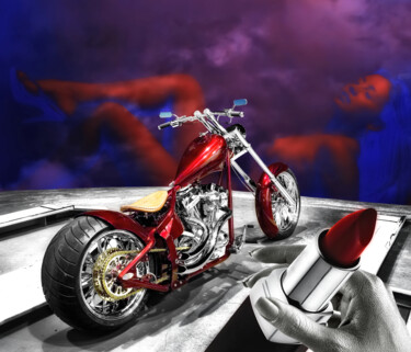 Fotografia zatytułowany „Moto Dream” autorstwa Luiz Henrique Mendes, Oryginalna praca, Fotografia cyfrowa