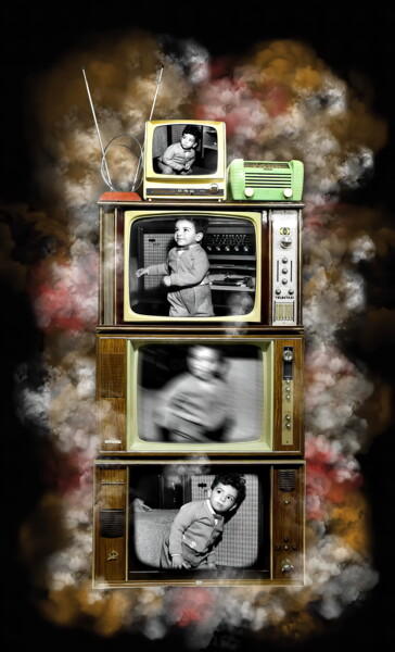 "Vintage  TV Show" başlıklı Fotoğraf Luiz Henrique Mendes tarafından, Orijinal sanat, Dijital Fotoğrafçılık