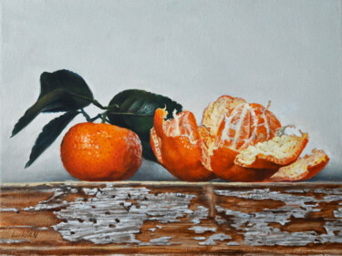 Картина под названием "Painting "Clementin…" - Lukian, Подлинное произведение искусства, Масло