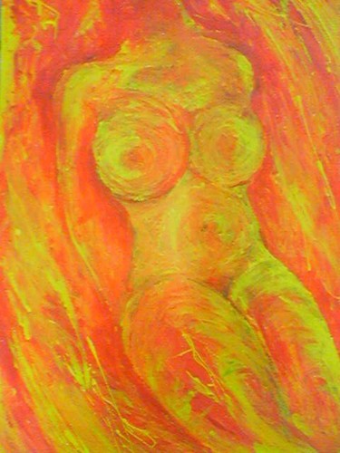 Painting titled "Young lady" by Lumír Žemla, Original Artwork, Oil