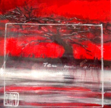 Peinture intitulée "L'arbre du chaman" par Ly-Rose, Œuvre d'art originale