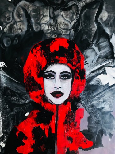 Peinture intitulée "Antigone" par Lydia Zioga, Œuvre d'art originale, Acrylique