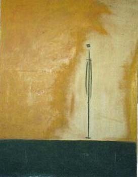 Pintura titulada "HOMME SUR TOILE" por Lydia Sivane, Obra de arte original