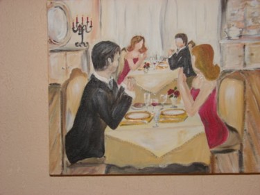 「diner surprise」というタイトルの絵画 Lylによって, オリジナルのアートワーク, その他