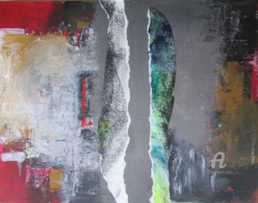 Peinture intitulée ""Exit and Entry"" par Lyudmila Belenkina, Œuvre d'art originale, Acrylique