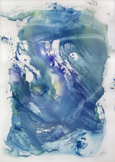 绘画 标题为“Wave” 由Lyudmila Chupina, 原创艺术品, 水粉
