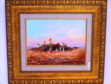 Painting titled "EL kheima" by M'Hamed Saci, Original Artwork