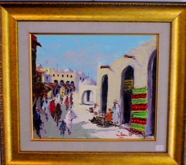 Painting titled "Oued souf" by M'Hamed Saci, Original Artwork