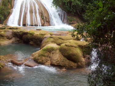 Photography titled "Water falls into wa…" by M.J. Veldhuis (Labacadabra), Original Artwork, Digital Photography