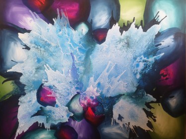 Malarstwo zatytułowany „Radosc Oceanu” autorstwa Michał Jamioł, Oryginalna praca, Akryl