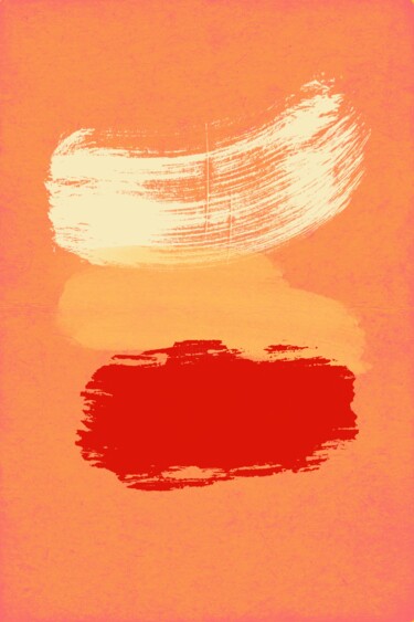 Homage to Mark Rothko: Orange/Magenta/Purple No. 3