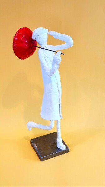 Sculpture titled "Giboulée de printem…" by M.Ou Mme Rajot Jean Louis, Original Artwork, Resin