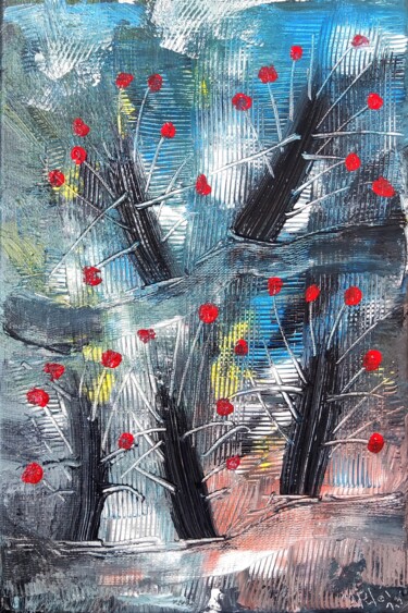 Malarstwo zatytułowany „Arboretum XX” autorstwa Ma Palet, Oryginalna praca, Akryl