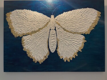 Schilderij getiteld "Butterfly effect" door Madalina Veisa, Origineel Kunstwerk, Acryl