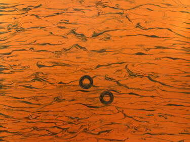 Pintura intitulada "Desert Adventure" por Maen Duppa, Obras de arte originais, Tinta Montado em Armação em madeira