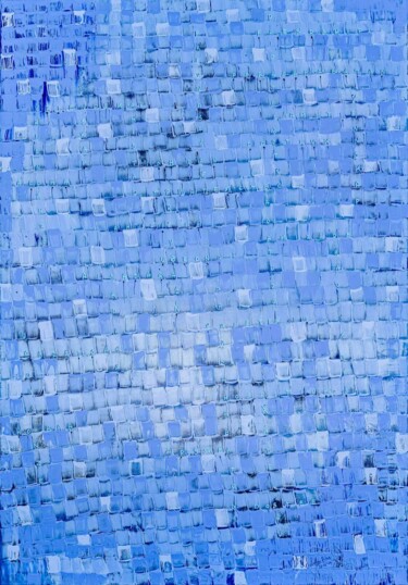 Schilderij getiteld "Mag Blue, Friendship" door Mag Blue, Origineel Kunstwerk, Acryl