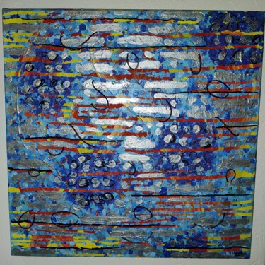 Картина под названием "Bijoux des mers" - Magali Chemla, Подлинное произведение искусства, Акрил Установлен на Деревянная ра…