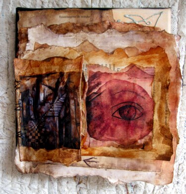 Collages intitolato "Hallucinose" da Magali Trivino, Opera d'arte originale, Collages